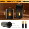 OZAVO LED Kerzen 2er Set Flammenlose LED Kerzen, LED Kerzen Produktbild-Vorschau 5