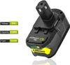 2 Packungen Akku Ersatzakku für Ryobi, akku Lithium-Lonen Produktbild-Vorschau 2