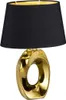 tischleuchte Taba 16 x 23 x 33 cm E14 Keramik 40W gold Produktbild-Vorschau 1