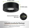 10er Set SSC-LUXon VIONA LED Aufbaustrahler flach schwarz Produktbild-Vorschau 6