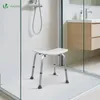 VOUNOT® Duschhocker höhenverstellbar 38–52cm, ergonomischer Produktbild-Vorschau 2