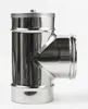 RVS T-stuk 45° 80 mm, enkelwandig – Kamininox Productafbeelding-voorbeeld 1