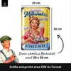 LANOLU Retro Blechschild Küche MILKSHAKE - Vintage Küchen Produktbild-Vorschau 4