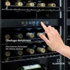 Klarstein Chłodziarka do wina, 2 strefy, Mała lodówka na Podgląd zdjęcia produktu 6
