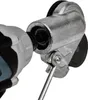 A close-up view of a metal adapter attached to a power tool, likely for cutting sheet metal. Anteprima dell’immagine prodotto
