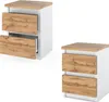 STIV Möbel | Nachttisch - Nachtschrank mit 2 Schubladen - Produktbild-Vorschau 3