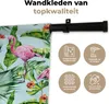MuchoWow® Wandteppich Wandbehang Hibiskus - Flamingo - Produktbild-Vorschau 3
