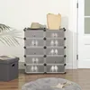 Czarna modułowa szafka na buty dodatki Podgląd zdjęcia produktu 14