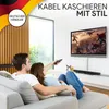 Kabelkanal aus hochwertigem PVC weiß Kabelleiste 2m - 1 Produktbild-Vorschau 3