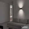 Ledvion - LED Wandleuchte Mira M Schwarz - 3000K - 12W - Produktbild-Vorschau 8