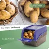 Novaliv 1x Groß 9l Kartoffelhorde marineblau Produktbild-Vorschau 5