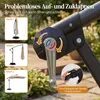 Parasol COSTWAY 250 cm z podstawą, oświetleniem LED i Podgląd zdjęcia produktu 8