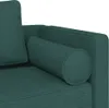 vidaXL Ležadlo s vankúšom z tmavozelenej tkaniny Náhľad obrázku produktu 6
