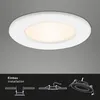 LED vstavané svietidlá ultraploché sada 3 ks 6 W IP44 biela Náhľad obrázku produktu 10