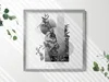 Ramka na zdjęcia 52 x 52 cm srebrna ramka na zdjęcia Podgląd zdjęcia produktu 2