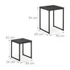 Lot de 2 tables d'appoint Relaxdays, empilables, tables Voir les images du produit 4