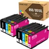 A product shot of ink cartridges and their packaging. Produktbild-Vorschau