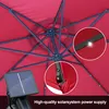 Parasol avec éclairage LED Parapluie 350 cm Parasol de Voir les images du produit 3