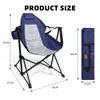 CCLIFE Schaukelstuhl Campingstuhl Gartenstuhl Faltbar Produktbild-Vorschau 3