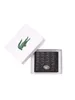 LACOSTE Cuir porte-monnaie Monogramm Billfold Coin Noir Voir les images du produit 16