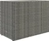 vidaXL Armadio da giardino grigio 100x55,5x80 cm in poly Anteprima dell’immagine prodotto 6