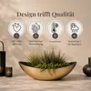 Große Pflanzschale oval 55 cm für draussen Dekoschale Produktbild-Vorschau 4