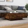 vidaXL Konferenční stolek kouřový dub 100x100x31 cm Náhled obrázku produktu 2