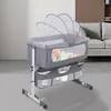 Beistellbett Baby, 2 in 1 Babybett und Babywiege, Produktbild-Vorschau 2