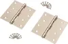 KOTARBAU® Universal-Scharnier 2Stk. 100x100mm Nickel Produktbild-Vorschau 1
