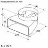 90° Adapterstück HEZ9VDSI1, Ø 150mm (schwarz, Produktbild-Vorschau 3