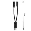 USB-adapter, type A naar 2 x Micro USB, lengte: 0,2 meter, Productafbeelding-voorbeeld 1