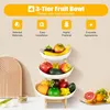 3 Stöckig Obst Etagere Obstkorb Holz Obstschale Modern Produktbild-Vorschau 10