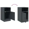 Nachttisch Anthrazit 34,5x39x62 cm Stahl Produktbild-Vorschau 10