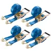 AREBOS 4x Spanngurte 8 m | Ratsche & Haken | 4000 kg | 50 Produktbild-Vorschau 1