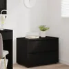 vidaXL Skříňka černá 80 x 48 x 57 cm materiál na bázi dřeva Náhled obrázku produktu 4