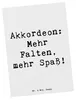Mr. & Mrs. Panda Postkarte Spruch Akkordeon Spaß - Weiß - Produktbild-Vorschau 1