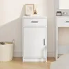 vidaXL Sideboard avec tiroirs blanc 40 x 40,5 x 75 cm Bois Voir les images du produit 3