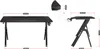 Huzaro Hero 2.8 Desk Gaming Writing Computer Desk Office Podgląd zdjęcia produktu 7