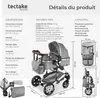 Poussette combinée MATS pliable avec harnais à 5 points - Voir les images du produit 6