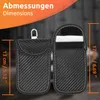 ECENCE 1x RFID Autoschlüssel Tasche, Keyless abgeschirmtes Produktbild-Vorschau 4