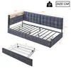 Merax Tagesbett Kinderbett 90x200 cm, Polster-Schlafsofa Produktbild-Vorschau 7