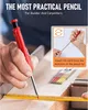 Tischler Bleistifte Set, 3 Solide Zimmermannsbleistifte mit Produktbild-Vorschau 5