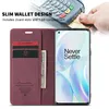 OnePlus 8 Pouzdro, RetroPolyuretanKožené Pouzdro, Kapsy na Náhled obrázku produktu 5
