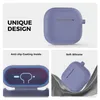 AirPods 4 Silikon Schutzhülle mit Karabiner, Soft Touch Produktbild-Vorschau 5