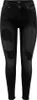 Only Blush Skinny Raw Ankle Dest Tai099 Jeans Schwarz S / Produktbild-Vorschau 3