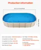Cubierta para piscina VEVOR, ovalada, de 12 x 24 pies, con Vista previa de la imagen del producto 7