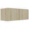 vidaXL 7-tlg. TV-Schrank-Set Sonoma-Eiche Holzwerkstoff -  Produktbild-Vorschau 6