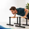 Relaxdays Parallettes, Buchenholz & Stahl, bis 120 kg, Produktbild-Vorschau 2