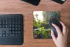 MuchoWow® Mauspad Mousepad Tropischer Wasserfall 20x20 cm - Produktbild-Vorschau 4