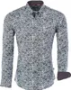 Brandneu Designer Hemd CARISMA Navy Muster CRM8419 L Produktbild-Vorschau 1
